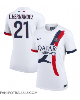 Paris Saint-Germain Lucas Hernandez #21 Tricou Fotbal Replică 2024-25 Femei Deplasare